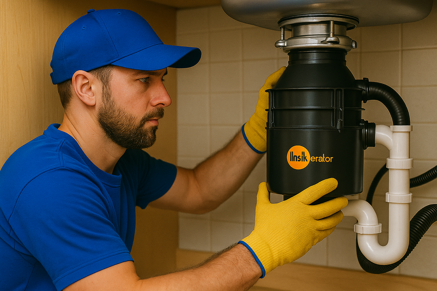 Garbage disposal installation by Affordable Handyman NWA in Elm Springs Arkansas