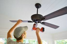 Ceiling fan installation by Affordable Handyman NWA in Siloam Springs Arkansas